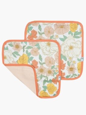 Copper Pearl Baby Toddler Three-Layer Security Blanket 2-Pack Set "Rose" BNIB